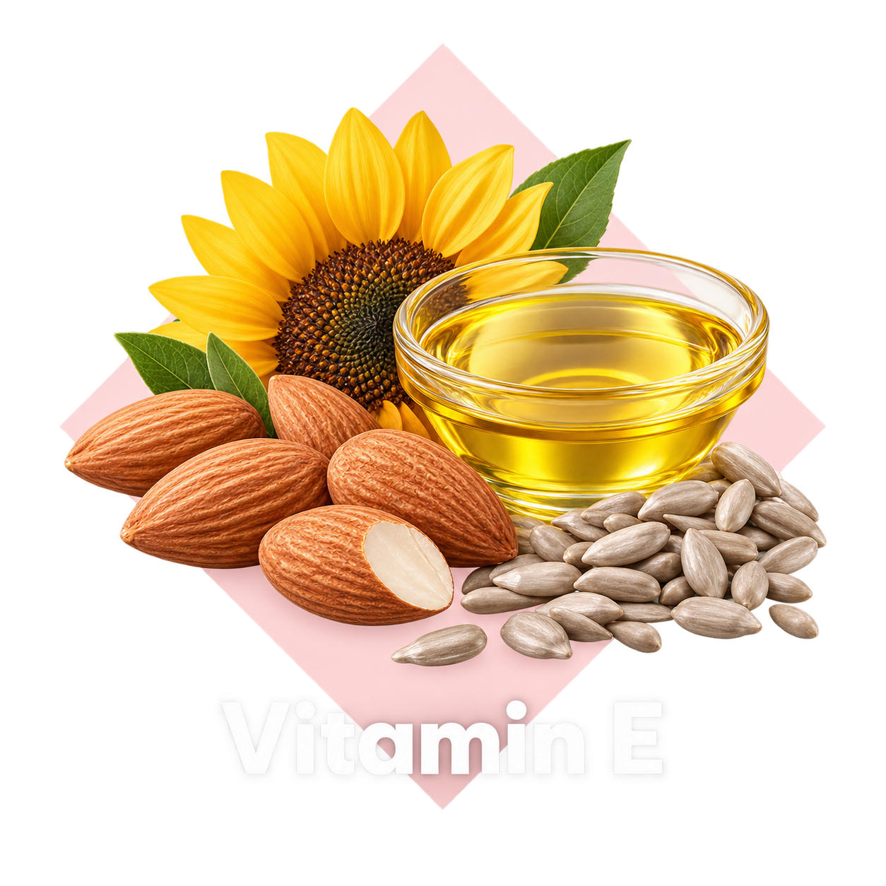 Vitamin E ingredient illustration